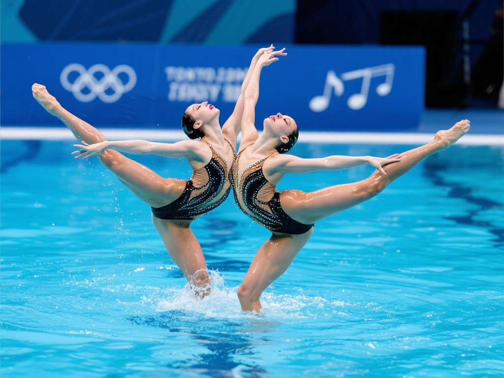 女子双人技术自选无疑是花样游泳中技术与艺